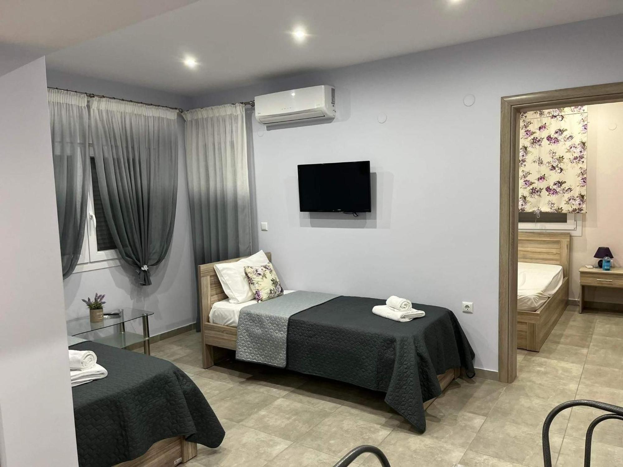Appartement Kaiafas Luxury Philoxenia à Néa Péramos Chambre photo